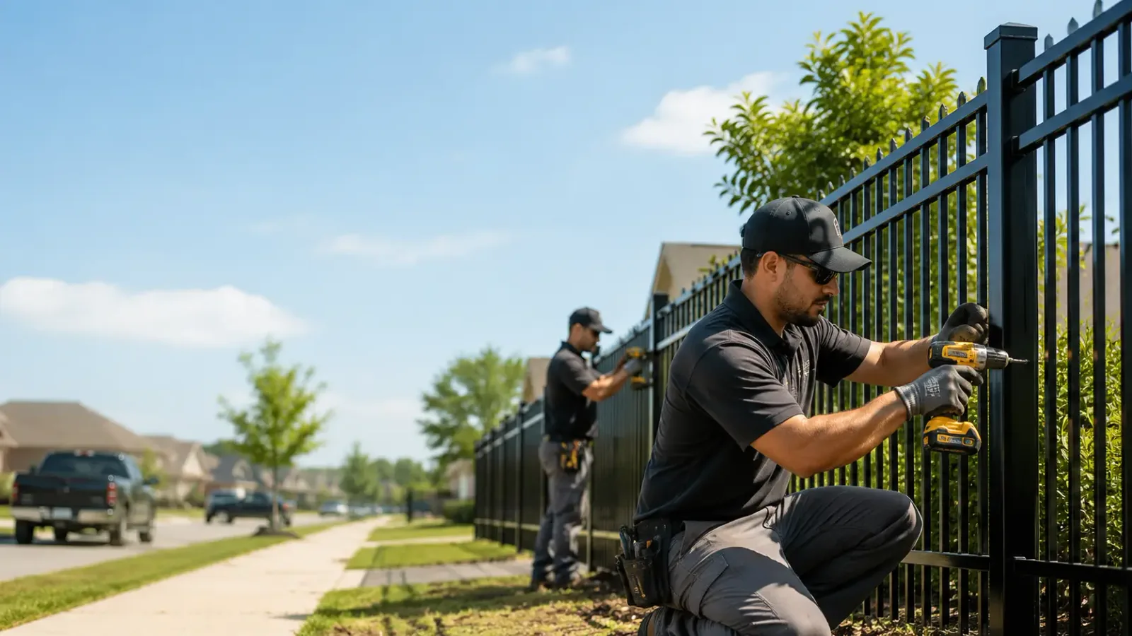 Metal Fence Installation in Fredericksburg, PA